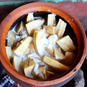 Nationalgericht Tuvalu: Roasted Breadfruit With Coconut (Rezept)